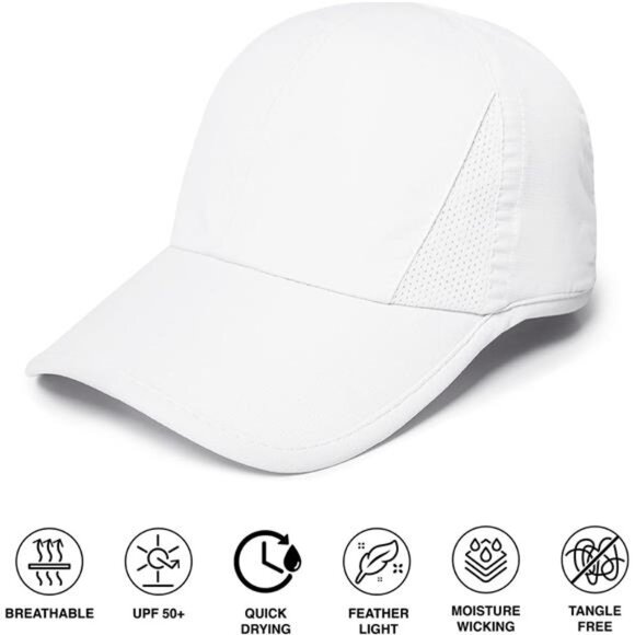 Womens Ponytail Baseball Cap - Ponytail Hats for Women, Curly Hair main image 4